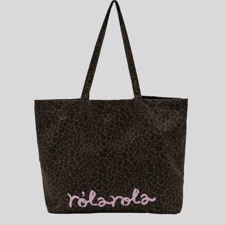 MAISON DE ROLA LEOPARD SHOULDER BAG (BROWN)