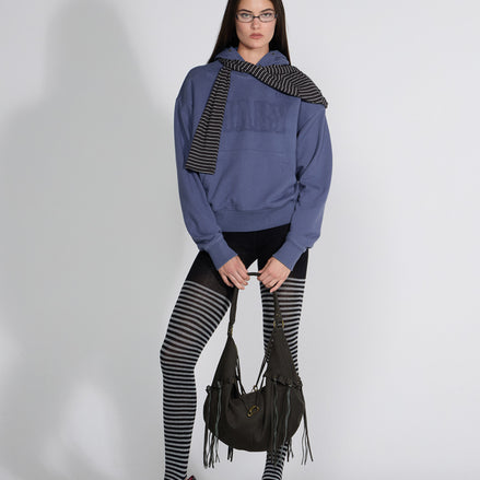 SCULPTOR - Mary Acid Peel Hoodie (Washed Blue)