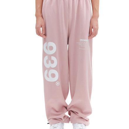939 LOGO SWEAT PANTS (PINK)