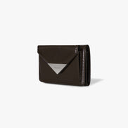 fennec - TRIANGLE COIN POCKET WALLET (ESPRESSO)