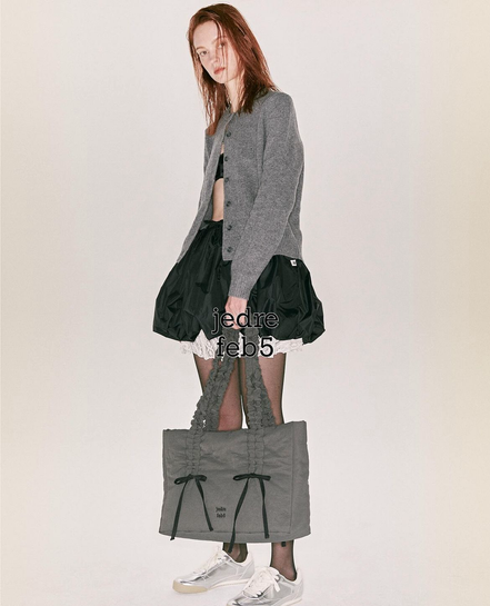 JEDREFEB5 - Butterfly shoulder bag Medium (Grey)