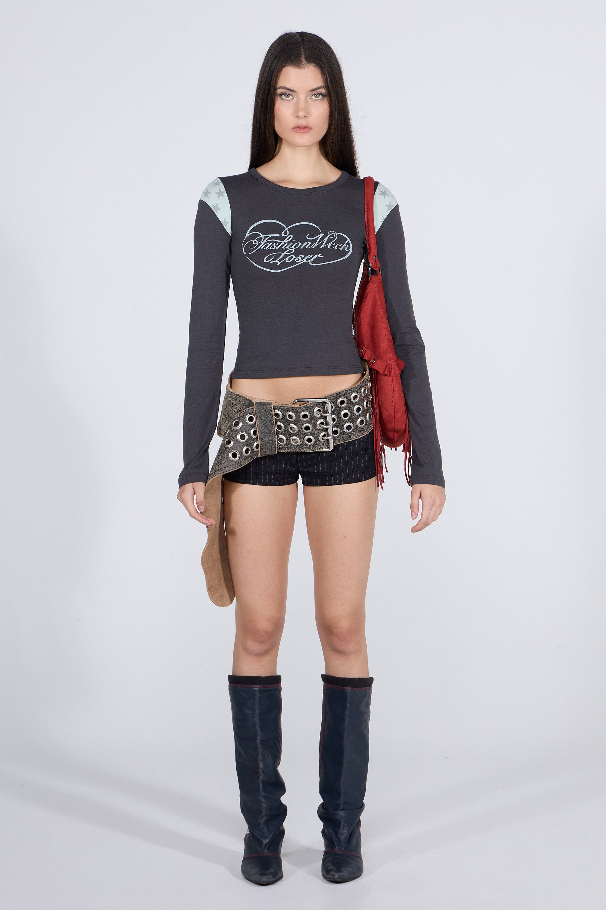SCULPTOR - Star Band Tee (Charcoal)