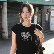 MUCENT - SIERRA LEOPARD HEART HALF T (3 COLORS)