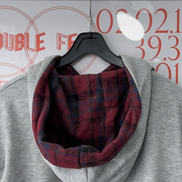 KR CHECKED HEART HOODIE (3 COLORS)