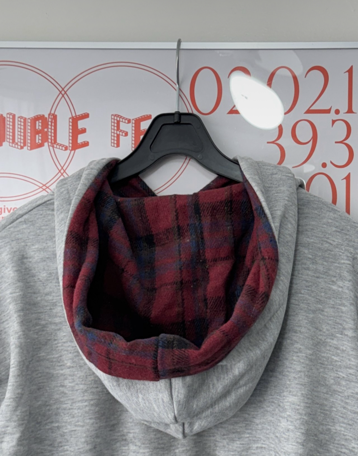 KR CHECKED HEART HOODIE (3 COLORS)