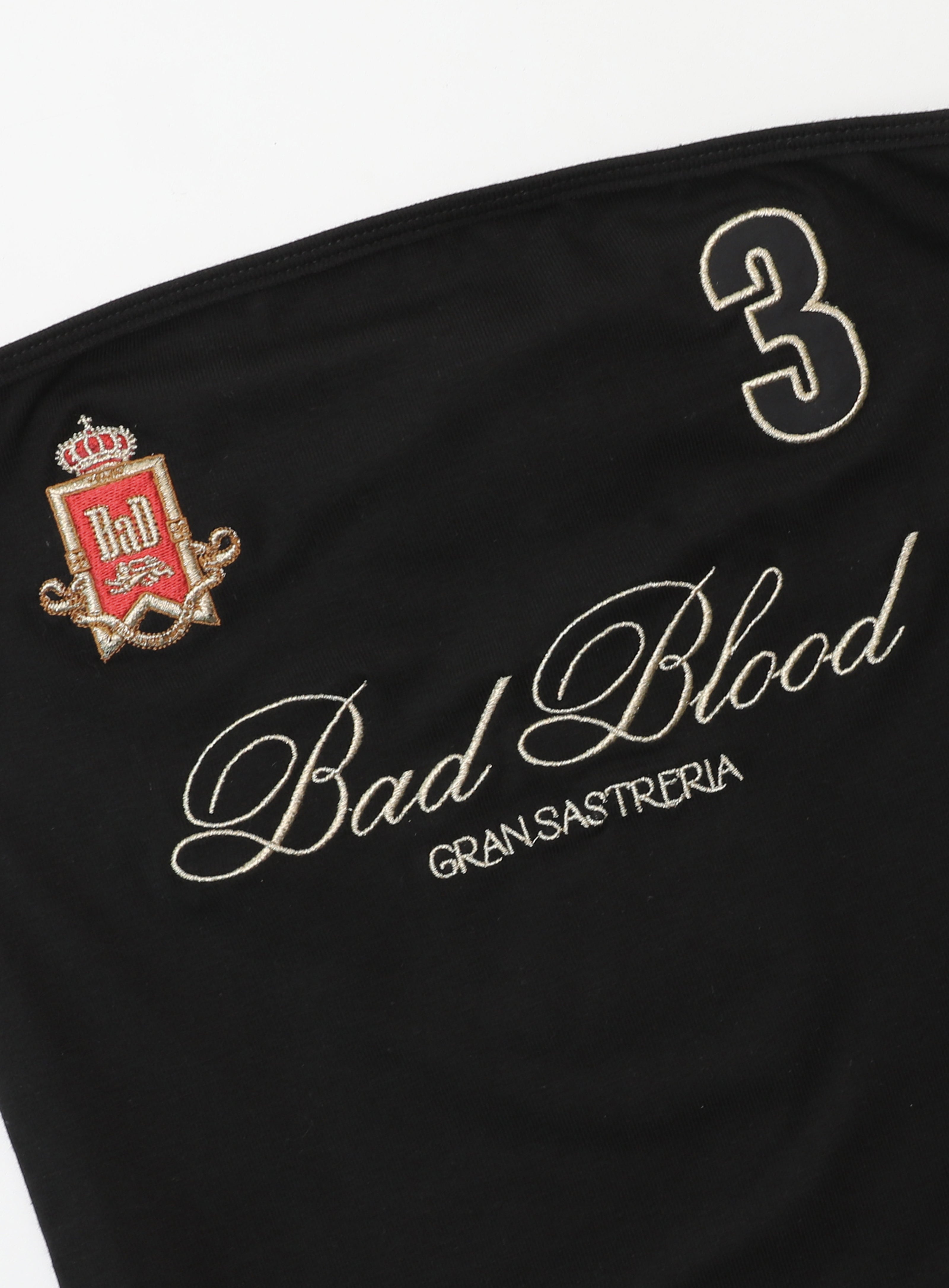 bad blood - Classic Logo Tube Top (Black)