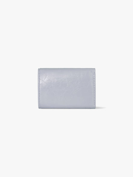 CRINKLE HALFMOON MINI WALLET (MISTY LAVENDER)