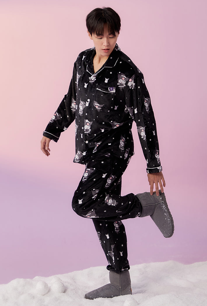 SPAO X KUROMI 毛毛睡衣