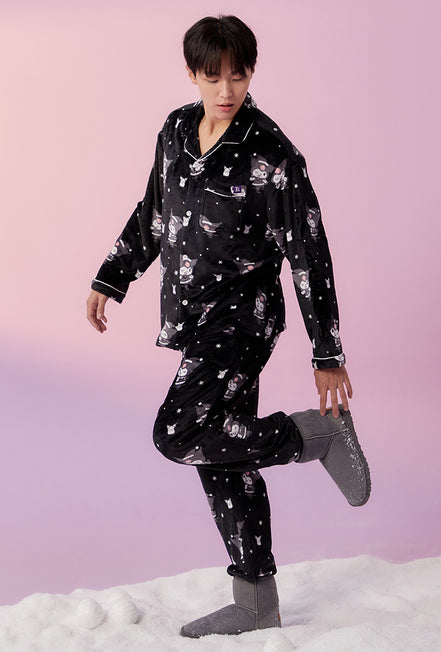 SPAO X KUROMI 毛毛睡衣