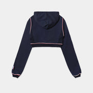 (現貨) badblood - Bold Logo 2 Heavyweight Crop Hoodie - Navy