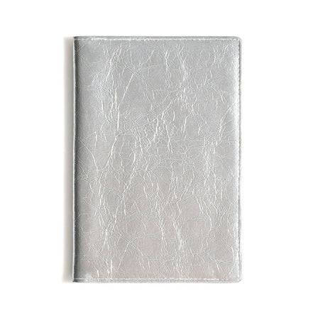 CRINKLE PASSPORT CASE (SILVER)