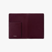 CRINKLE PASSPORT CASE (DEEP CHERRY)