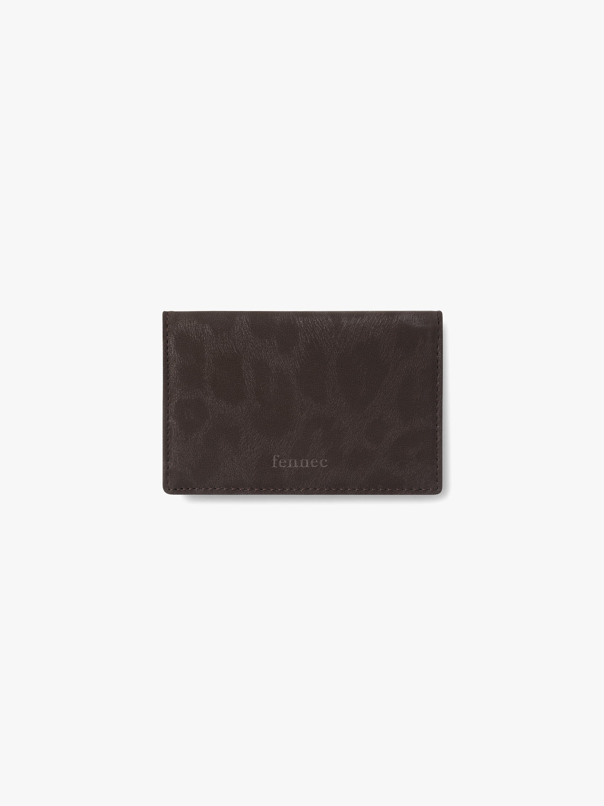 LEO CARD CASE (BROWN)