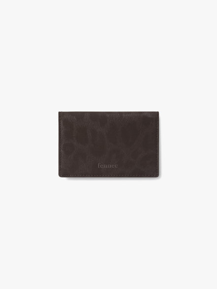LEO CARD CASE (BROWN)