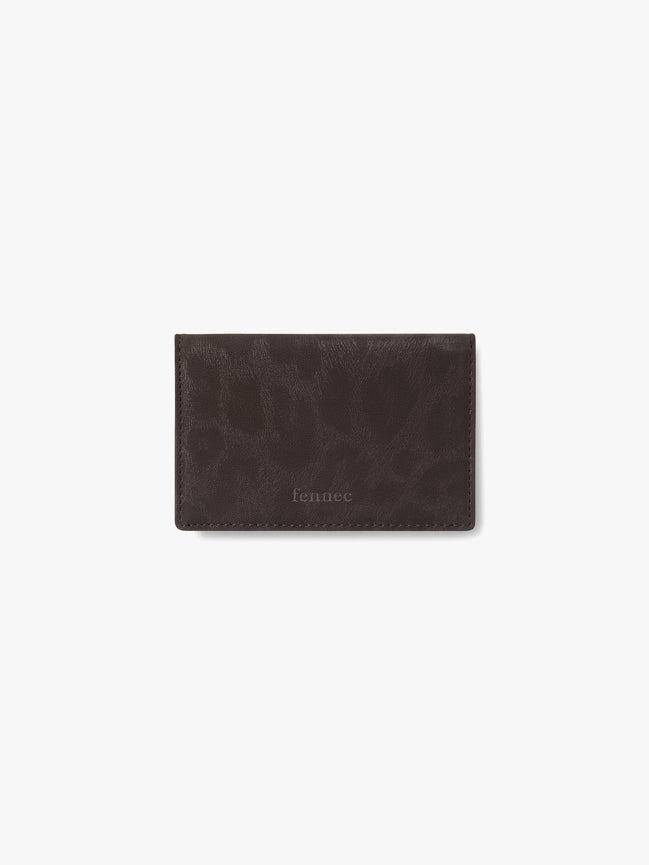 LEO CARD CASE (BROWN)