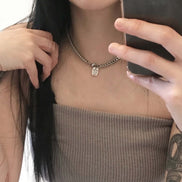 [WONWOO同款] OFUSE - button chain choker