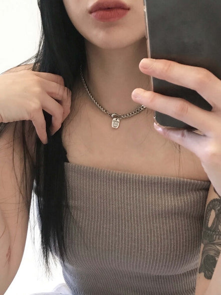 [WONWOO同款] OFUSE - button chain choker