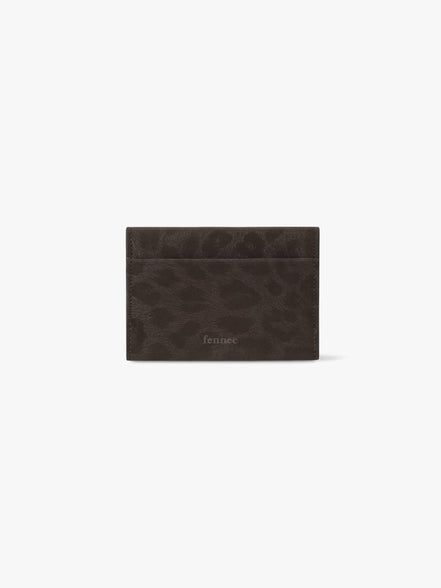 TRIANGLE NAME POCKET (LEOPARD BROWN)