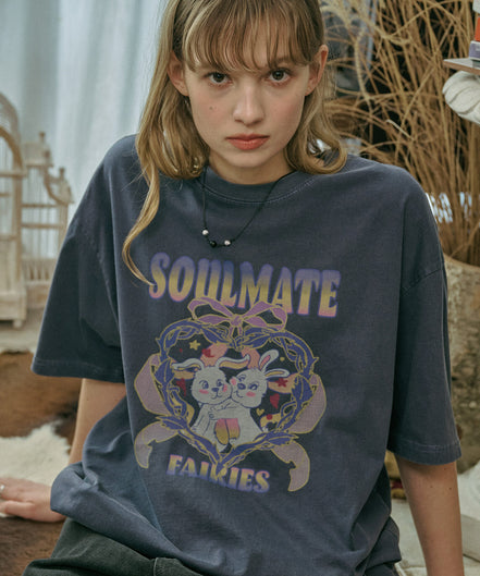 CPGN STUDIO - SOULMATE PIGMENT TSHIRT (DARK BLUE)