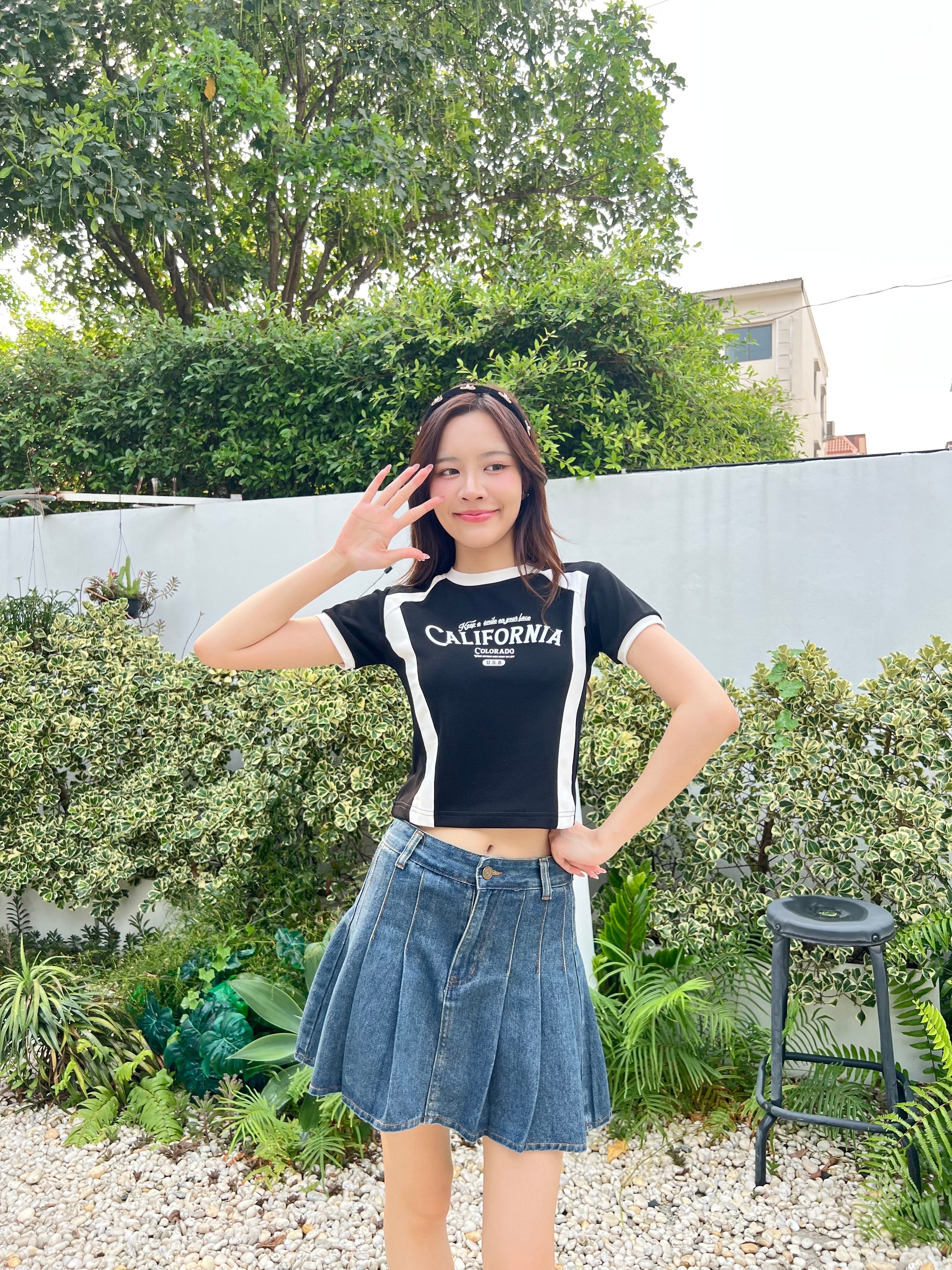 [現貨] TH CALIFONIA CROP TEE (BLACK)