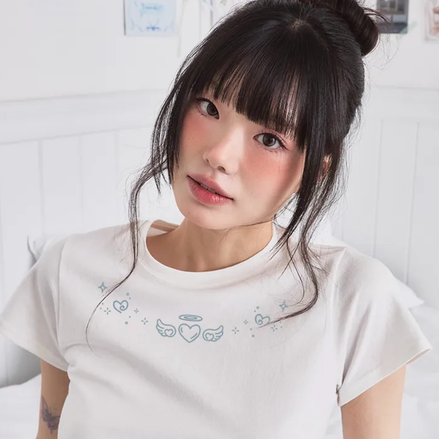 KR ANGEL HEART WINGS TSHIRT (2 COLORS)