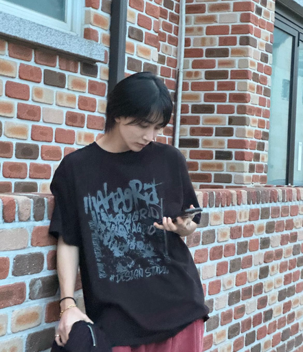 MAHAGRID - CORP TEE (BLACK) [SEVENTEEN WONWOO/ JEONGHAN同款]