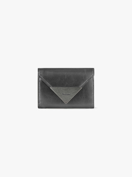 MATT TRIANGLE WALLET (METAL GREY)