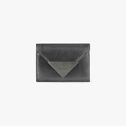 MATT TRIANGLE WALLET (METAL GREY)