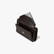 fennec - TRIANGLE COIN POCKET WALLET (ESPRESSO)