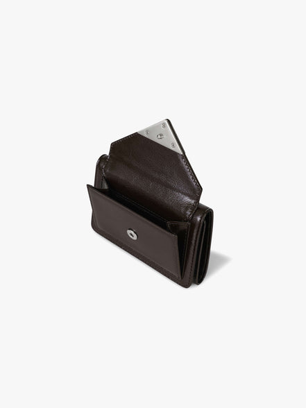fennec - TRIANGLE COIN POCKET WALLET (ESPRESSO)