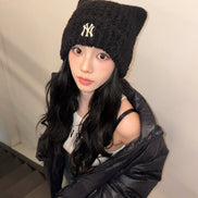 (KARINA同款) MLB CAT BEANIE (BLACK)