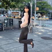 [karina同款] 5501 bootcut black jeans