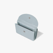 CRINKLE HALFMOON MINI WALLET (HAZE BLUE)