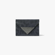 MATT TRIANGLE WALLET (LEOPARD NAVY)