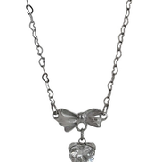 OFUSE - 24 winter - cubic heart necklace