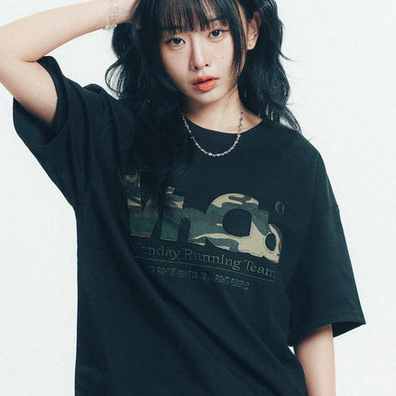 venhit - mrt camo applique cool cotton tshirt (3 colors)