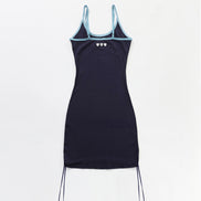 (現貨) badblood - Vintage Logo String Mini Dress - Navy
