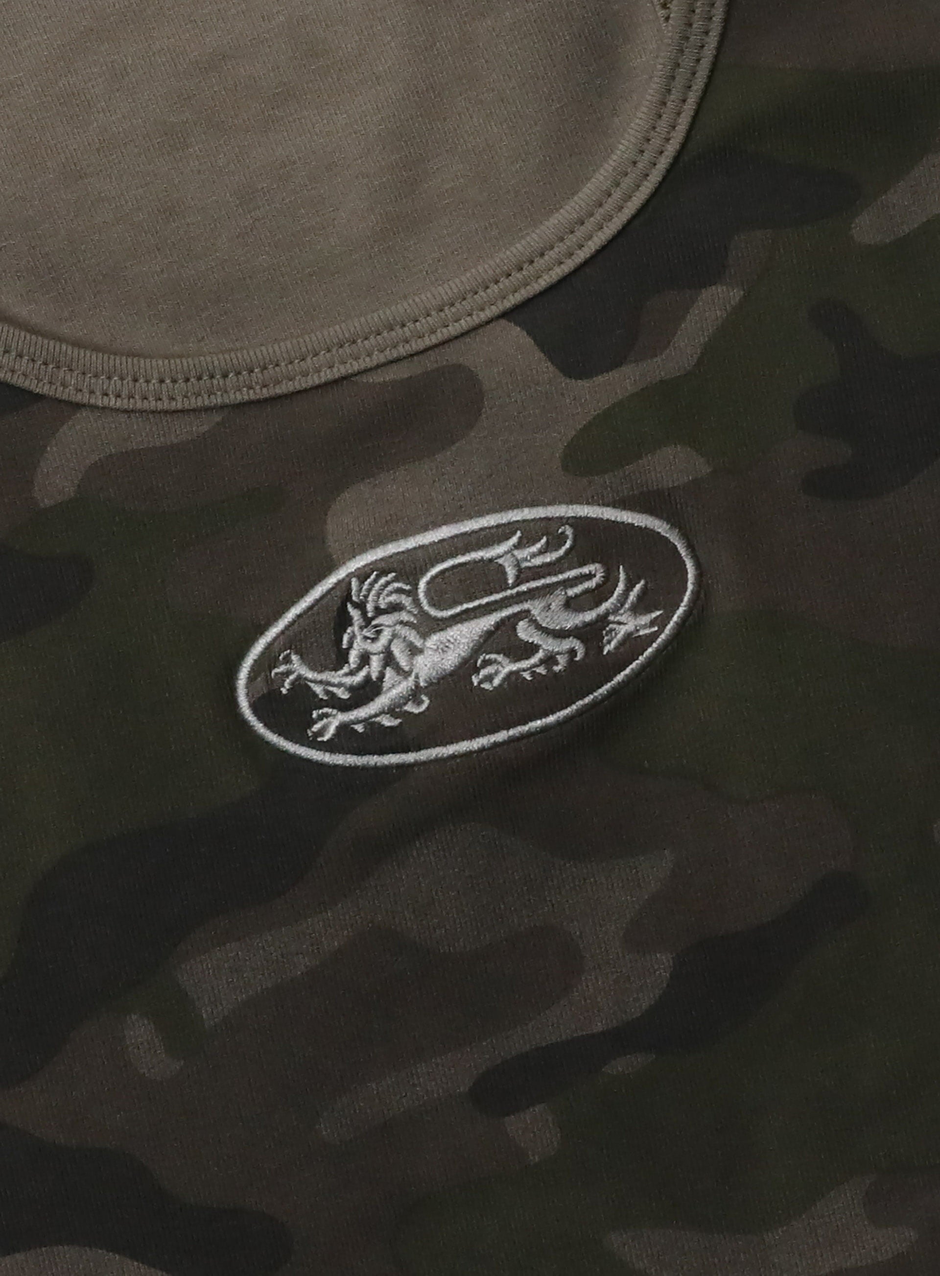 bad blood - Mystic Tank Slim Fit (Green Camo)