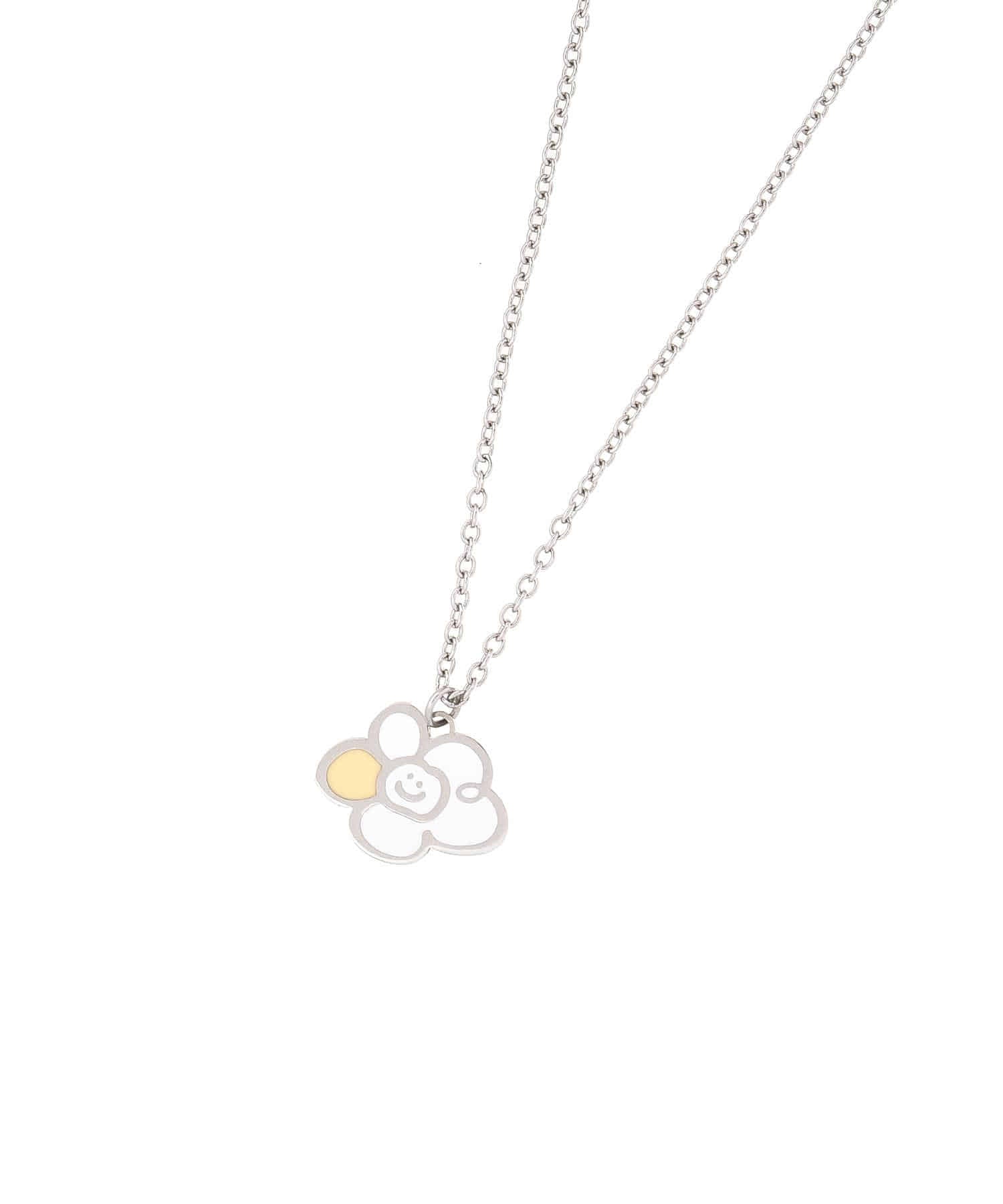 WACKY WILLY - LILY EPOXY NECKLACE (WHITE)