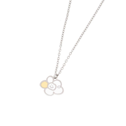 WACKY WILLY - LILY EPOXY NECKLACE (WHITE)