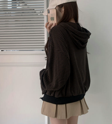 KR UNISEX STRIPED JACKET (2 COLORS)