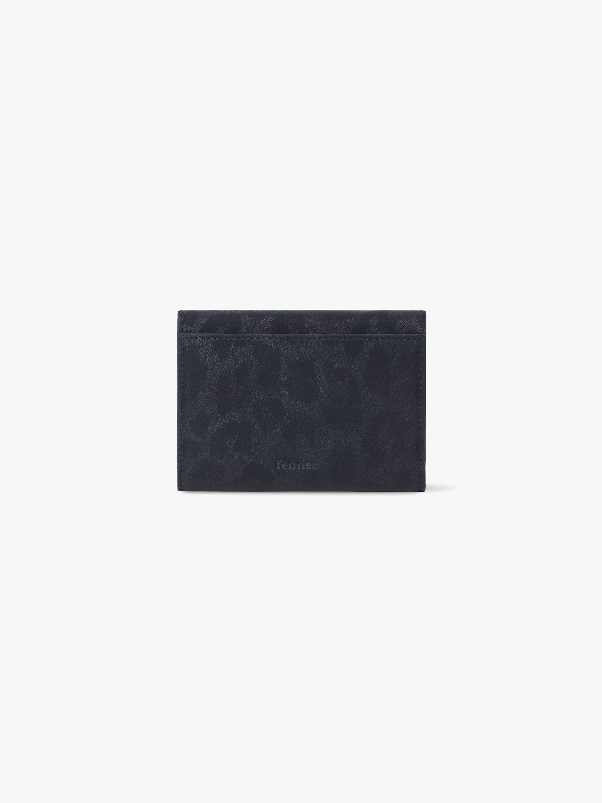 TRIANGLE DOCO WALLET (LEOPARD NAVY)
