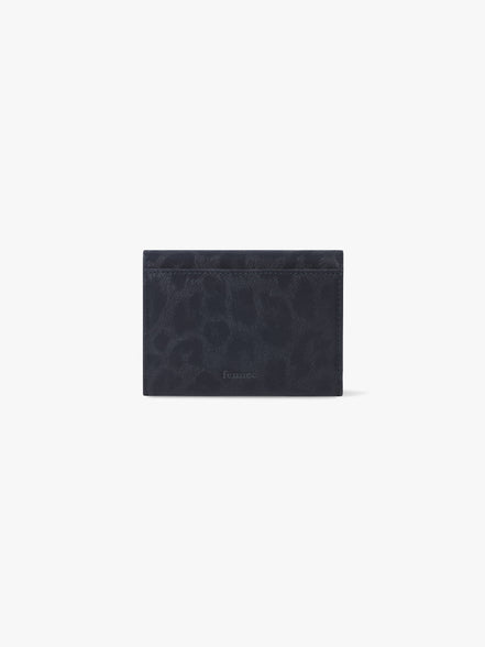 TRIANGLE DOCO WALLET (LEOPARD NAVY)
