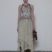 SCULPTOR - Maria Tear Drop Tank Top Dirty (Latte/Mocha)