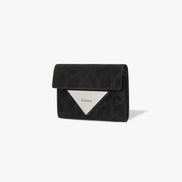 TRIANGLE DOCO WALLET (LEOPARD BLACK)