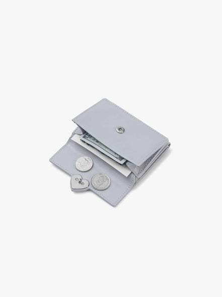 HEARTY TRIPLE WALLET (MISTY LAVENDER)