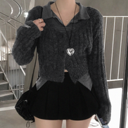 KR WARMY CROP CARDIGAN (4 COLORS)