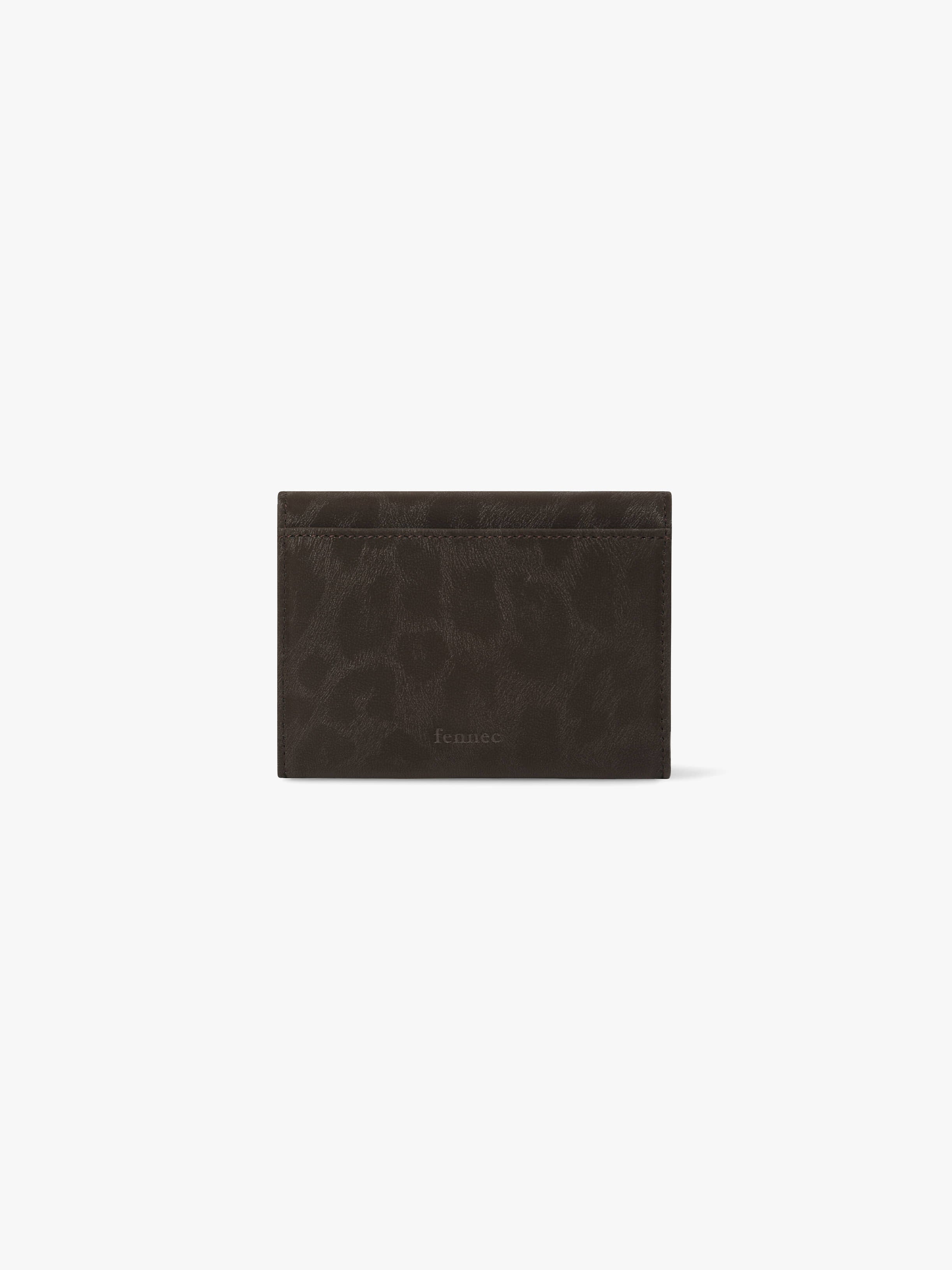 TRIANGLE DOCO WALLET (LEOPARD BROWN)