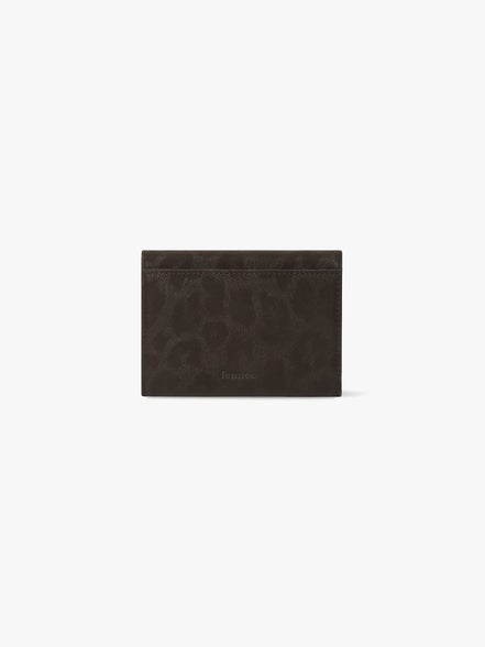 TRIANGLE DOCO WALLET (LEOPARD BROWN)