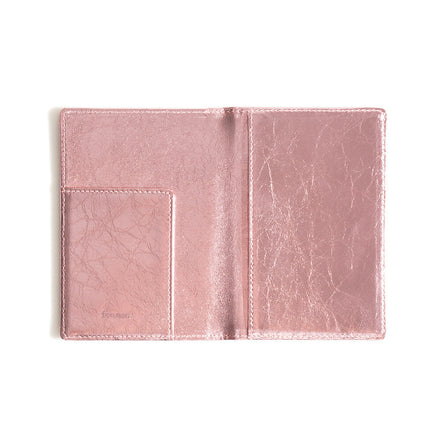METALLIC PASSPORT CASE (METALLIC PINK)